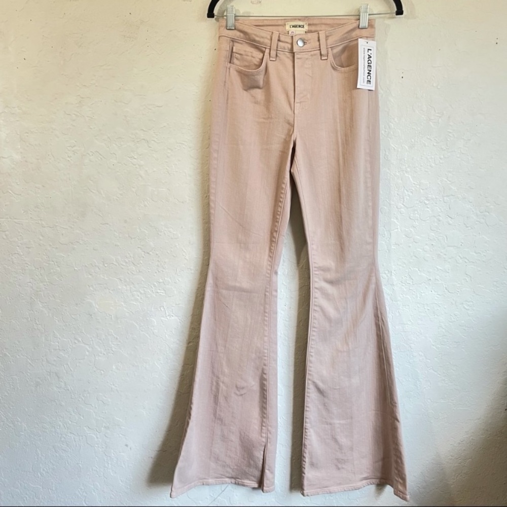 NWT L’AGENCE Solana Flare Bell Bottom High Rise Jeans